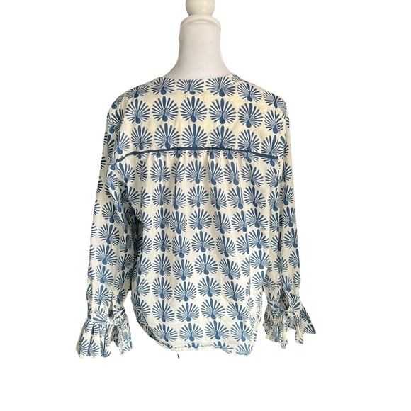 Porridge x Anthropologie - Whimsy Buttondown Shirt Blouse Sz S - Picture 7 of 10